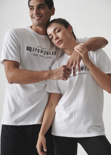 REMERA UNISEX OCHOQ WHITE