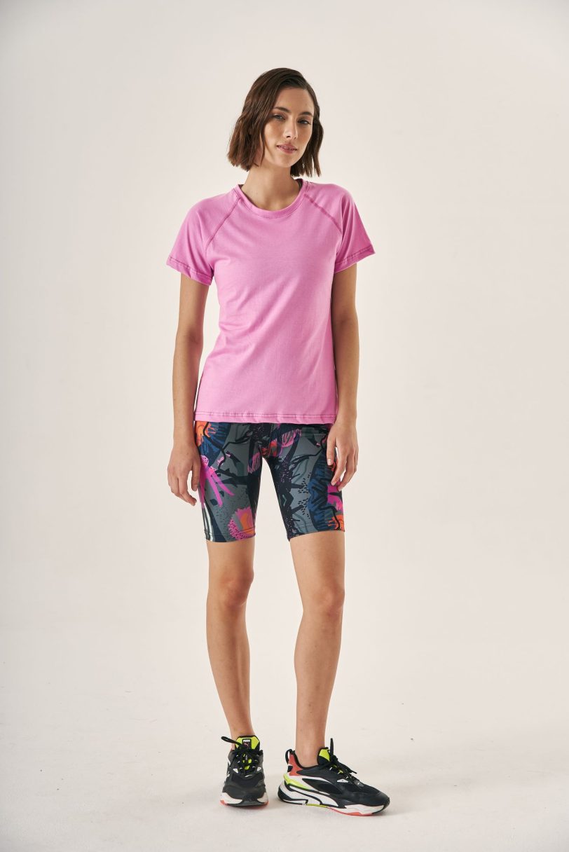 Remera Jersey Orquidea