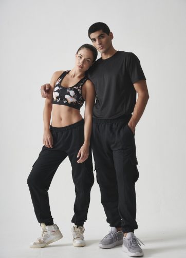 PANTALON CARGO UNISEX BLACK