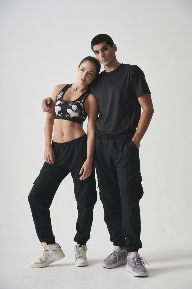 PANTALON CARGO UNISEX BLACK