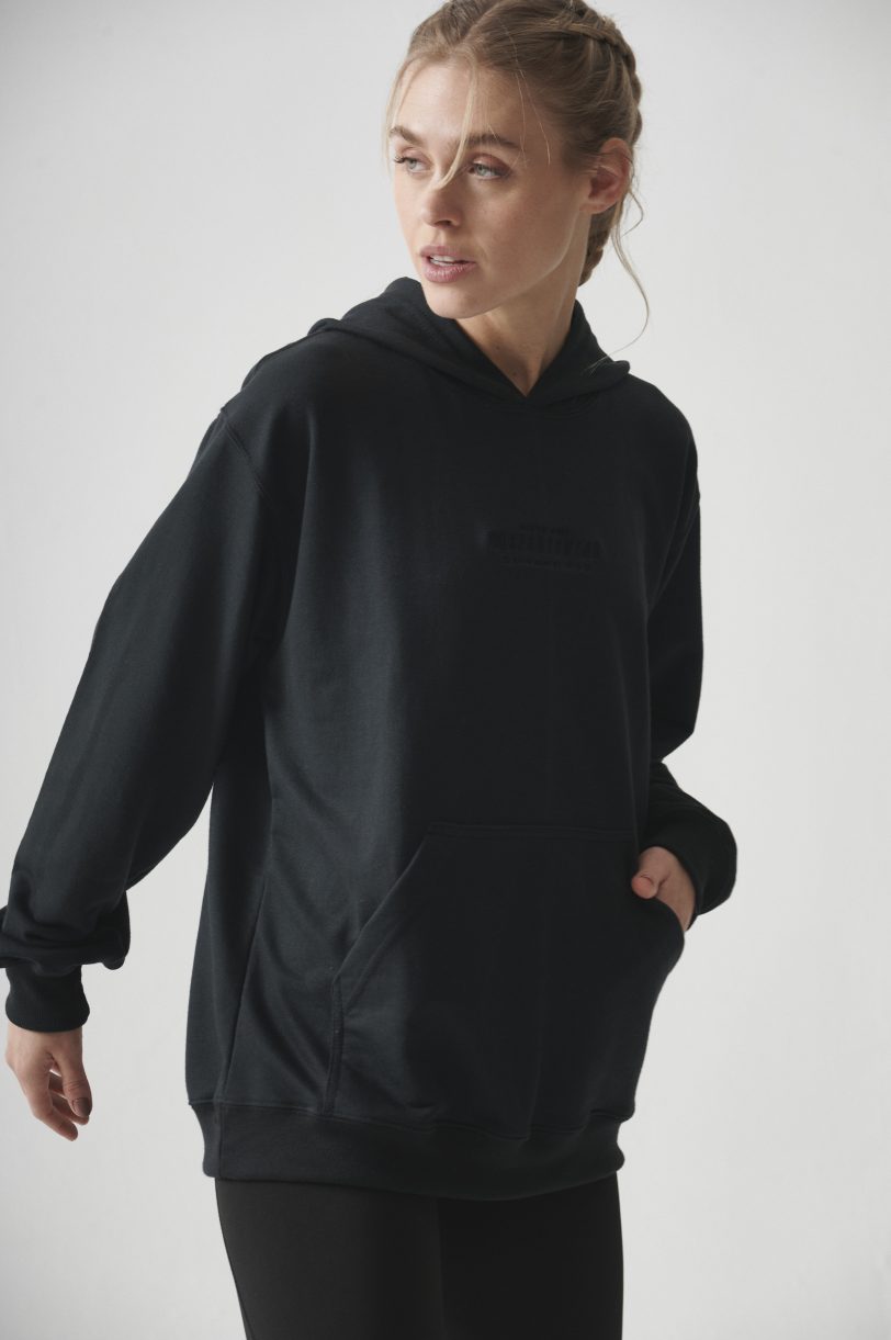 BUZO BASIC OCHO BLACK - Imagen 7