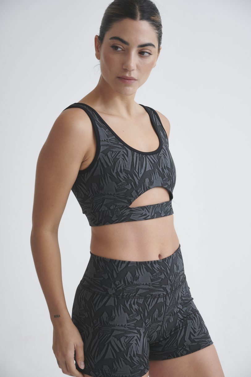 SHORT JACQUARD ARYA NEGRO