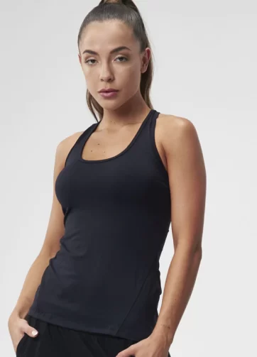 MUSCULOSA SILVER BLACK