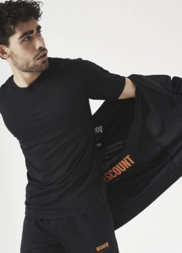 Campera Deportivo Negra Hombre